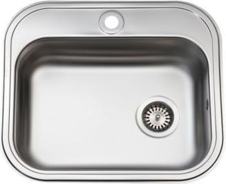 Juvel Intra køkkenvask BMK480B1 480 x 340 mm mat med strainer