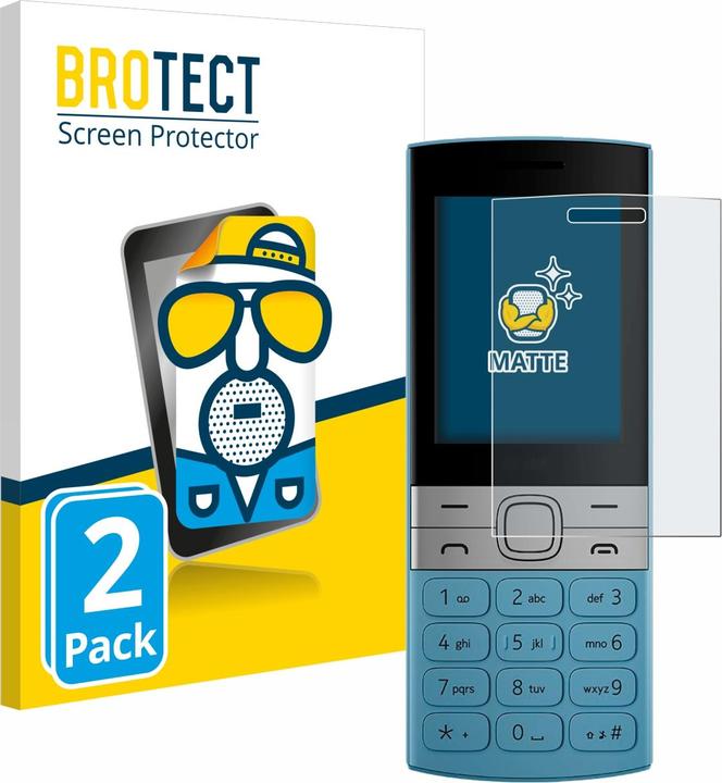 Produktbild BROTECT Entspiegelungsfolie Displayschutz Displayschutzfolie Folie Matt (2 Stück, Nokia 150)