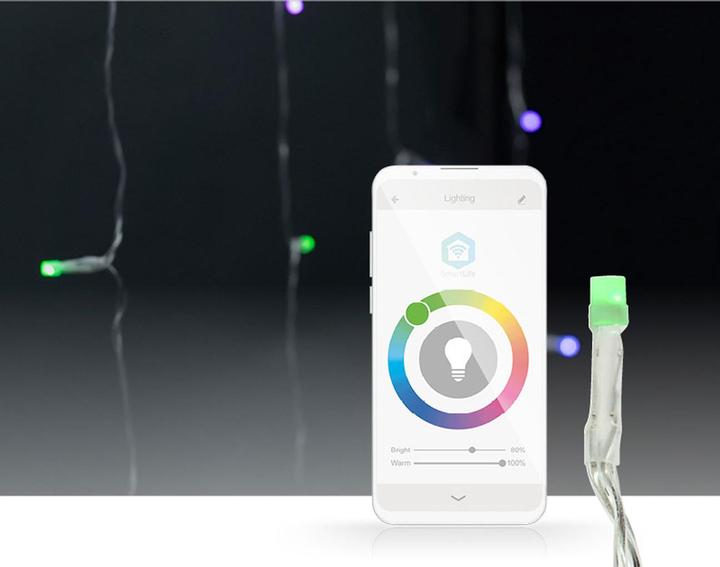 Produktbild Nedis SmartLife Dekorative LED | Wi-Fi | RGB | 180 LED's | 3 m | Android™ / IOS (0.20 m)