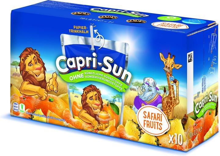 Actual product image Capri-Sun Safari Fruits (10 x 20 cl)