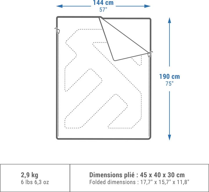 Produktbild Quechua NH100 (190 cm)