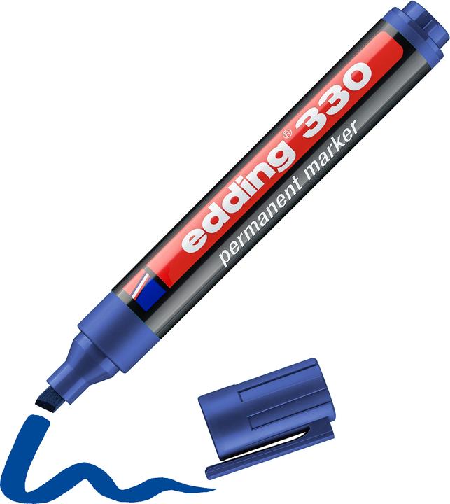 Image du produit Edding Marqueur permanent 330 (Bleu, 1 mm, 1 x)