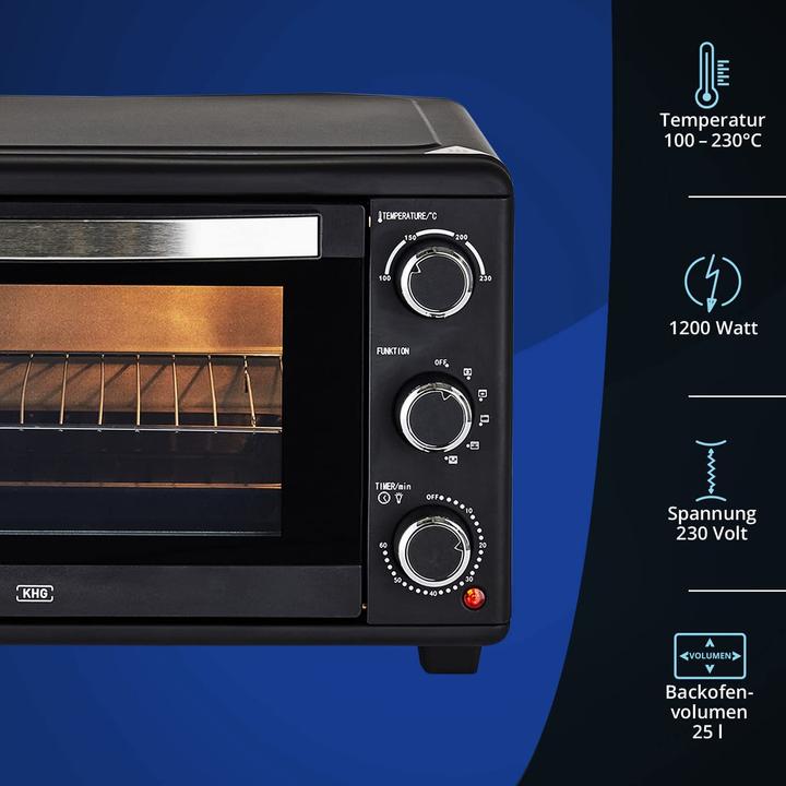 Produktbild KHG Minibackofen MBO-25S