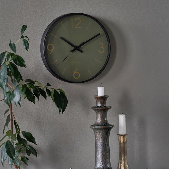 Immagine prodotto House Doctor Orologio da parete, HDTime, verde scuro (24.80 cm)