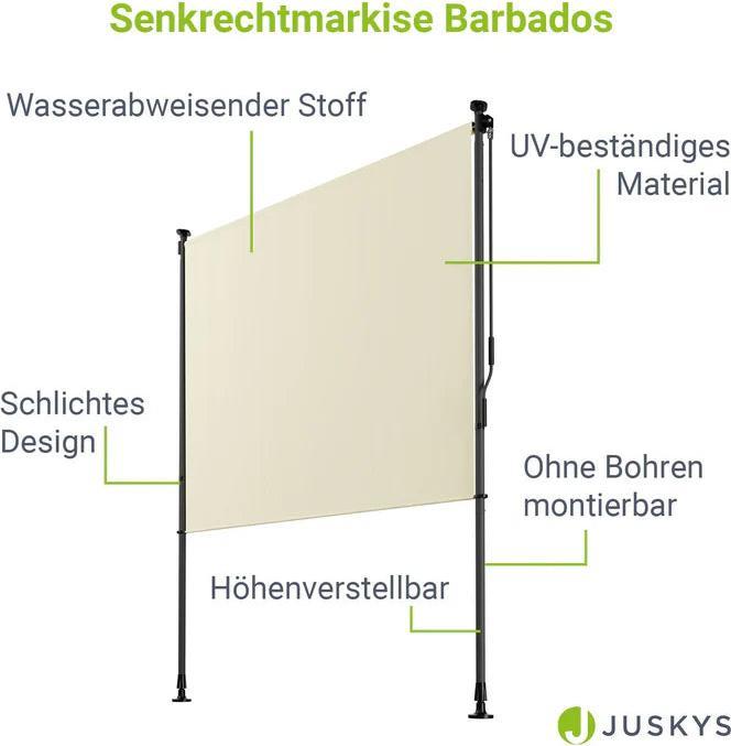 Actual product image Juskys Senkrechtmarkise Barbados (1.50 m)