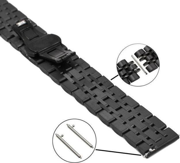 Image du produit Mu Prime Bracelet de remplacement en acier inoxydable Vintage Series (20 mm, Acier inoxydable)