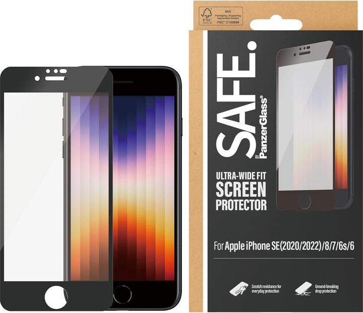 Actual product image Safe. Screen protector Case Friendly iPhone 6/6s/7/8/SE (2020/2022) (1 Piece, Apple iPhone 6s, Apple iPhone 7, Apple iPhone SE (3rd Gen), Apple iPhone SE (2nd Gen), Apple iPhone 6, Apple iPhone 8)