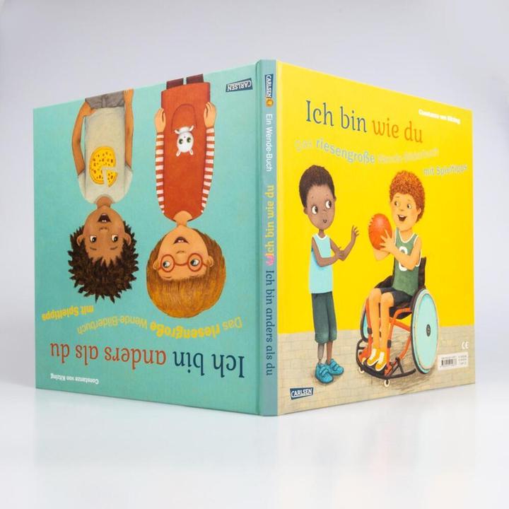 Produktbild Ich bin anders als du – Ich bin wie du: Das riesengrosse Wende-Bilderbuch mit Spieltipps (Deutsch, Constanze von Kitzing, 2023)