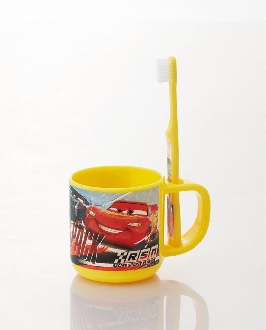 Immagine prodotto Disney Tazza Cars con supporto e set spazzolino da denti (Morbido, 2 x)