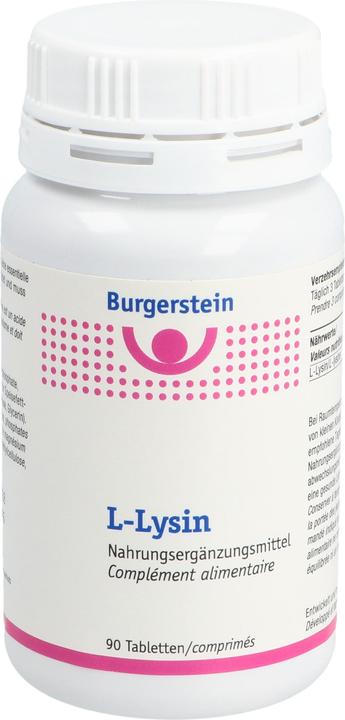 Burgerstein L-Lysin (90 Stück, Tabletten, 50 g)