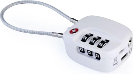 Produktbild Boompods LOCK TSA Bag Tracker White (Kopfhörer Tasche)