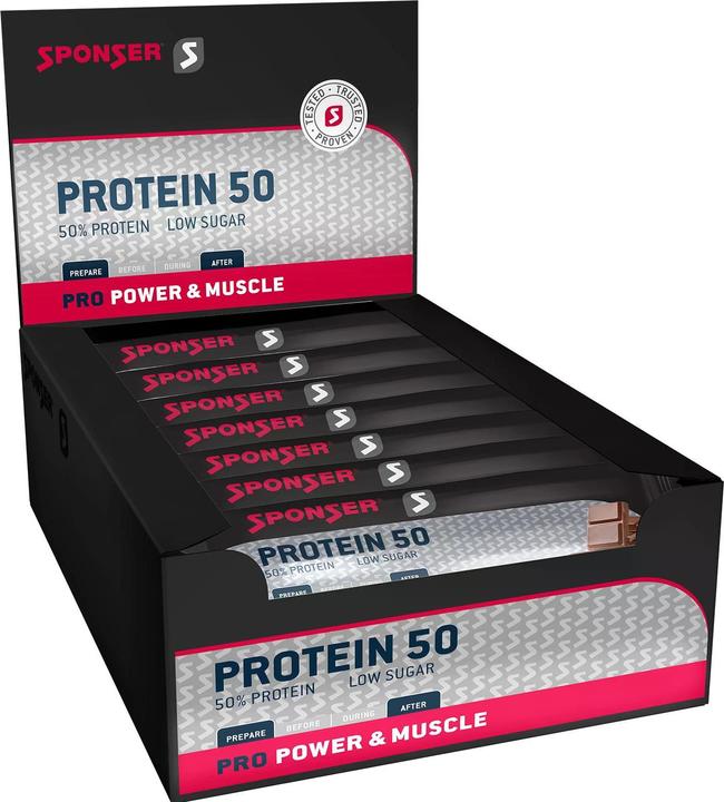 Produktbild Sponser Protein 50 (Schokolade, 20 Stk., 1400 g)
