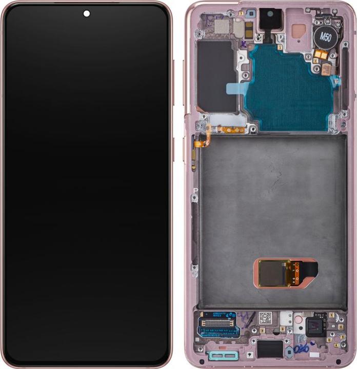 Immagine prodotto Samsung Display Unit für Galaxy S21 5G G991, w/o Camera, Pink (Display)