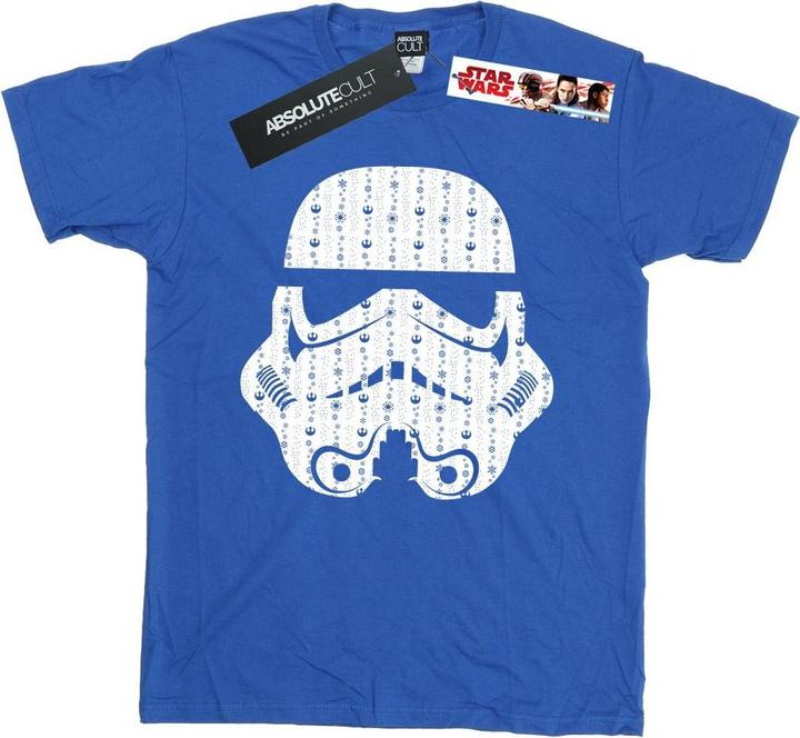 Produktbild Star Wars Christmas Stormtrooper Helmet TShirt (M)