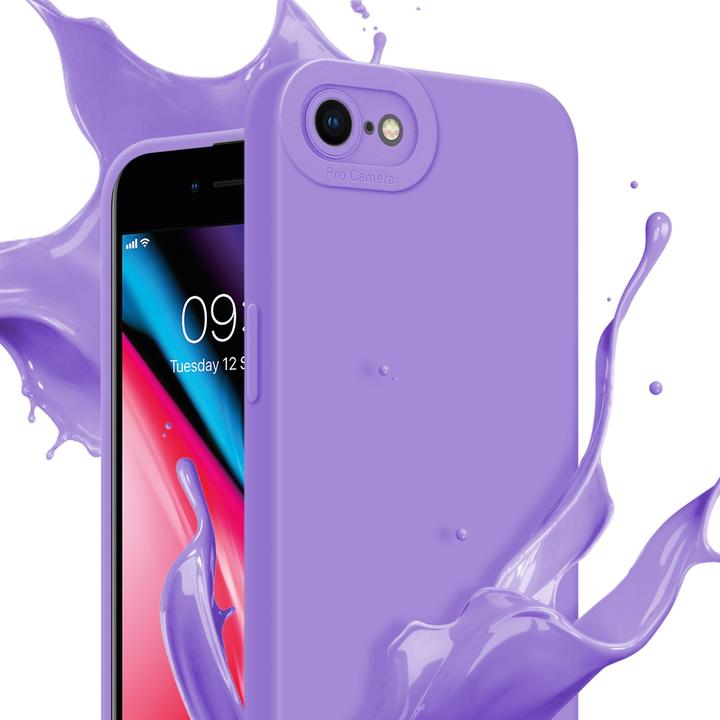 Actual product image Cadorabo Case for Apple iPhone 7 / 7S / 8 / SE 2020 in TPU Fluid LM162 Style (Apple iPhone 7, Apple iPhone SE (2nd Gen))