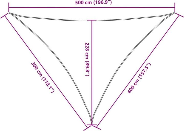 Actual product image VidaXL Awning (3 x 4 x 5 m)