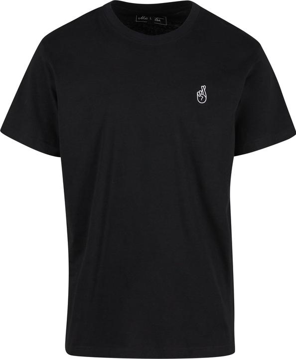 Mister Tee MisterTee Crossed Fingers Handsign EMB Tee - 193925