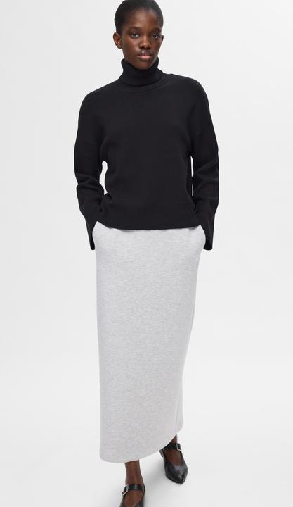Produktbild Selected Femme Midi Rock aus Sweatshirtstoff (M)