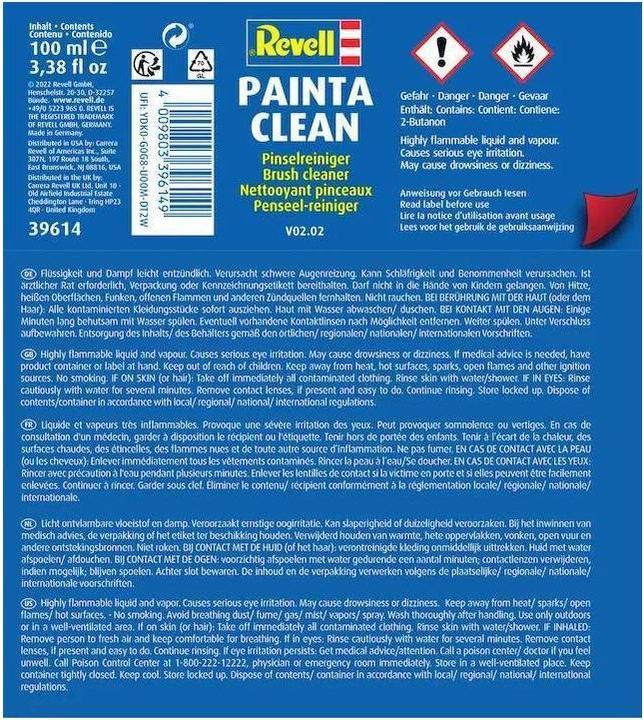 Energy Label Revell Brush cleaner