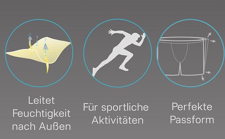 Immagine prodotto Normani 6 Stück Mikrofaser-Boxershorts für Herren aus Nylon (3XL, confezione da 6)