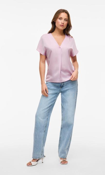 Actual product image Vila V-neck top with short sleeves (42)