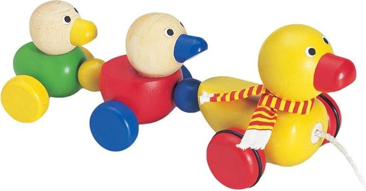 Produktbild Wonderworld Hölzerne Zugtiere Entenfamilie