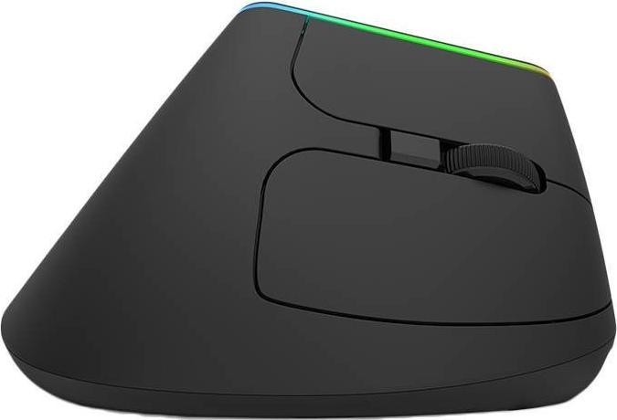 Image du produit Delux Souris verticale sans fil M618DB BT4.0 + 2.4Ghz 4000DPI RGB (Sans fil)