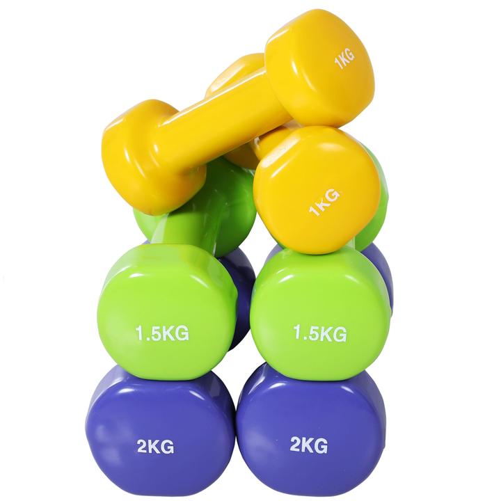 Produktbild Jamb Hantelset (1 x 1.5 kg, 1 x 0.5 kg, 1 x 1 kg)