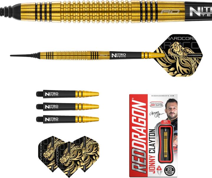Actual product image Red Dragon Softdart Jonny Clayton Gold 20g (2 g)