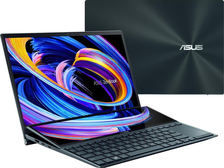 Productafbeelding ASUS ZenBook Duo 14 UX482EG-HY016R - Core i7 1165G7 / 2,8 GHz - Win 10 Pro - 32 GB RA (14", Intel Core i7-1165G7, 32 GB, 1000 GB, NL)