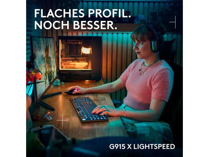 Image du produit Logitech G G915 X Lightspeed (CH, Sans fil, Filaire)