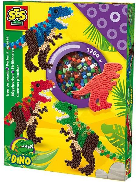 Actual product image Ses Iron-on beads dinosaurs