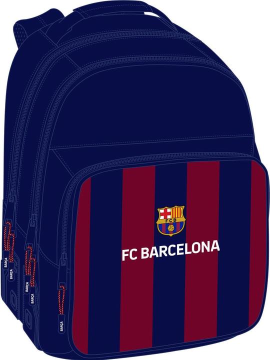 Actual product image FC Barcelona School Bag F.C. Barcelona 24/25 Maroon Navy Blue 32 x 42 x 15 cm