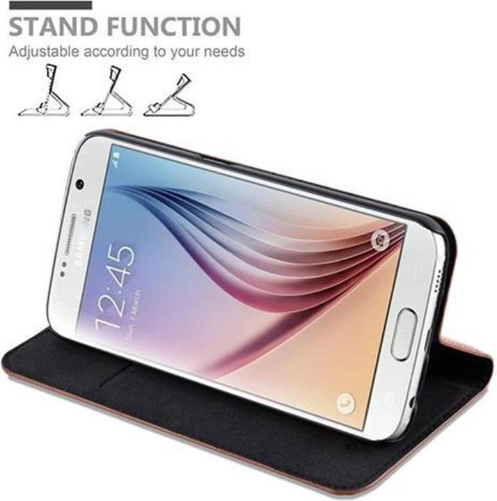 Productafbeelding Cadorabo Boek Onzichtbare Magneethoes (Samsung Galaxy S6)