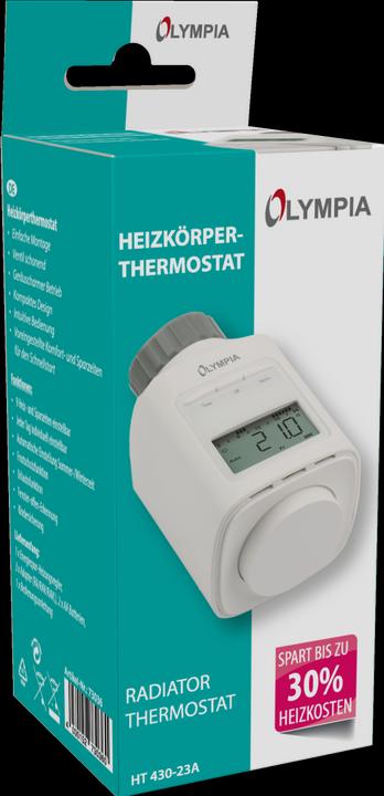 Image du produit Olympia Thermostat de radiateur HT 430-23A Écran
