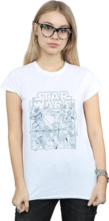 Produktbild Star Wars Outlined Sketch TShirt (M)