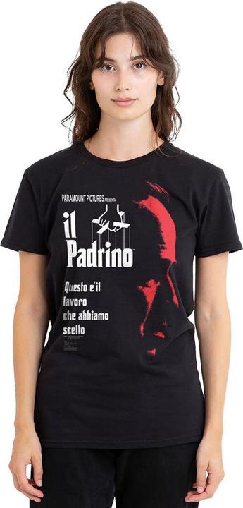 Actual product image The Godfather Unisex Adult Italian Profile T-Shirt (L)