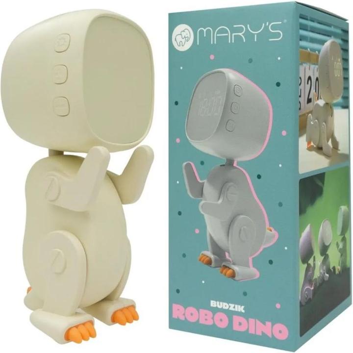 Actual product image Marys Wecker Roboter Dino