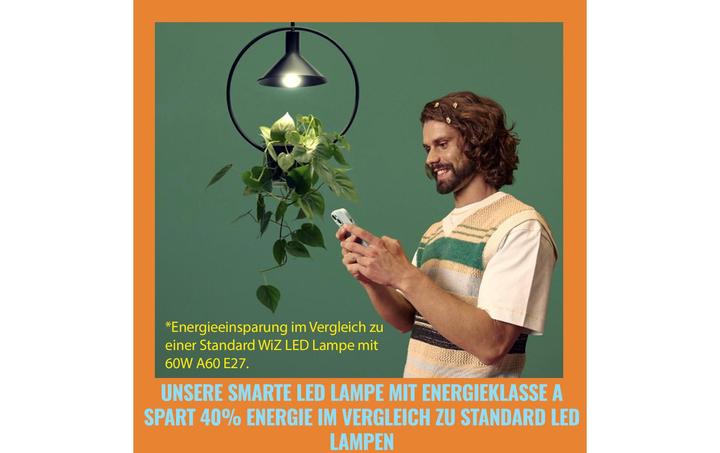 Actual product image WiZ Filament lamp (E27, 4.30 W, 903 lm, 1 x, A)
