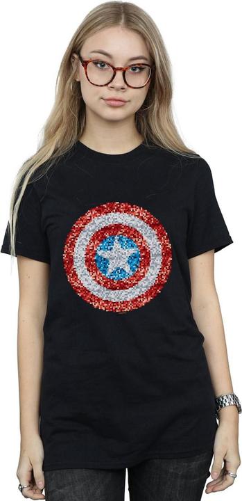 Produktbild Captain America Pixelated Shield TShirt (M)