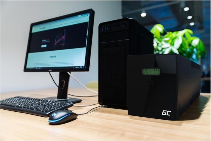 Image du produit GreenCell UPS05 (1200 VA, 2000 W, Double convertisseur en ligne Onduleur)