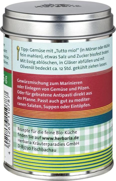 Valori nutrizionali e ingredienti Herbaria Tutto mio! (65 g)