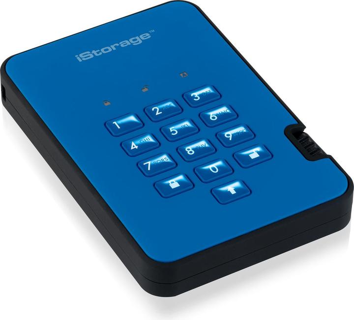 Actual product image iStorage diskAshur² - Hard Drive - Encrypted - 5 TB - External (Portable) (5 TB)