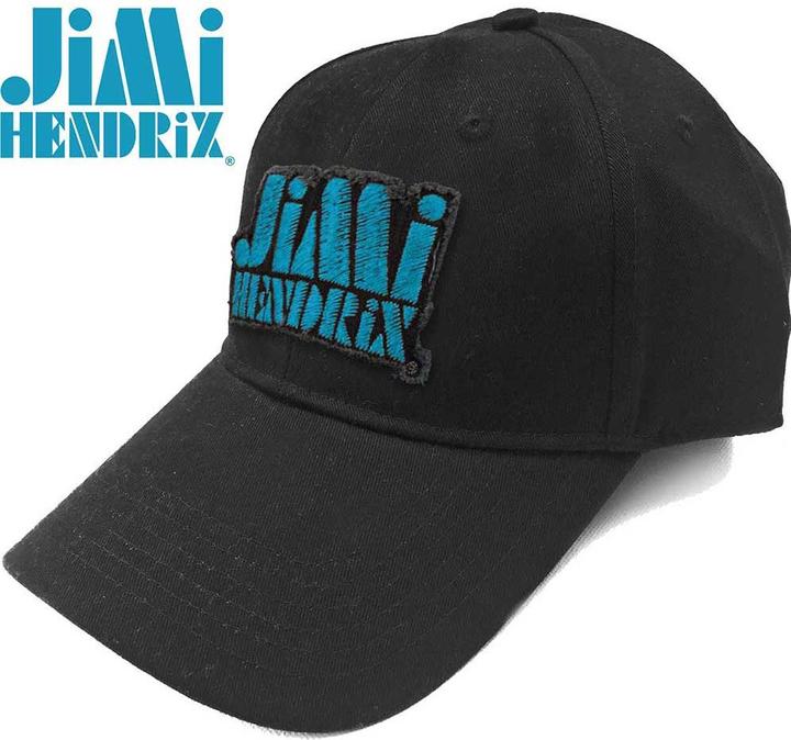 Jimi Hendrix JimiHendrix Blue Stencil Logo Baseball Cap