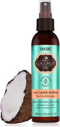 Actual product image Hask Nourishing Coconut Monoi 5-in-1 Leave In Conditioner Spray for All Hair Types 6 fl oz (6 ml)