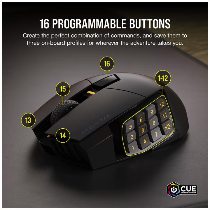 Actual product image Corsair Scimitar Elite (Wireless)