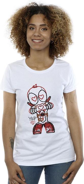 Produktbild Deadpool Love Beam Line TShirt (S)