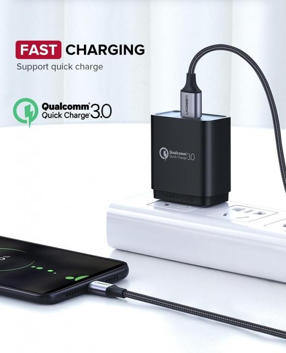 Immagine prodotto Ugreen MicroUSB in nylon stabile (0.25 m, USB 2.0)