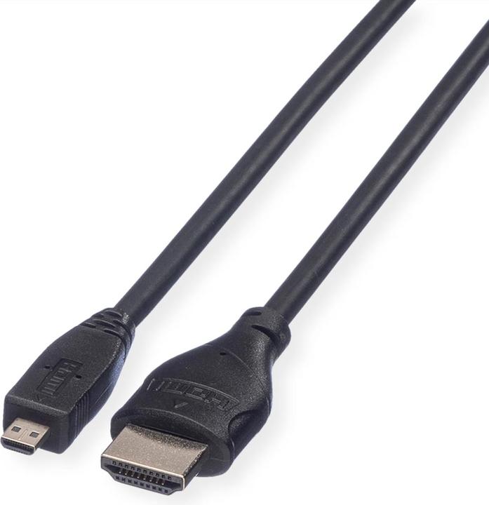 Roline micro HDMI (Typ D) — HDMI (Typ A) (2 m, HDMI)