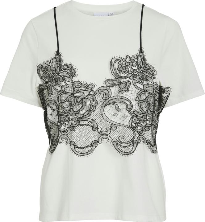 Produktbild Vila VIRADA Spitzenverziertes T-Shirt (L)
